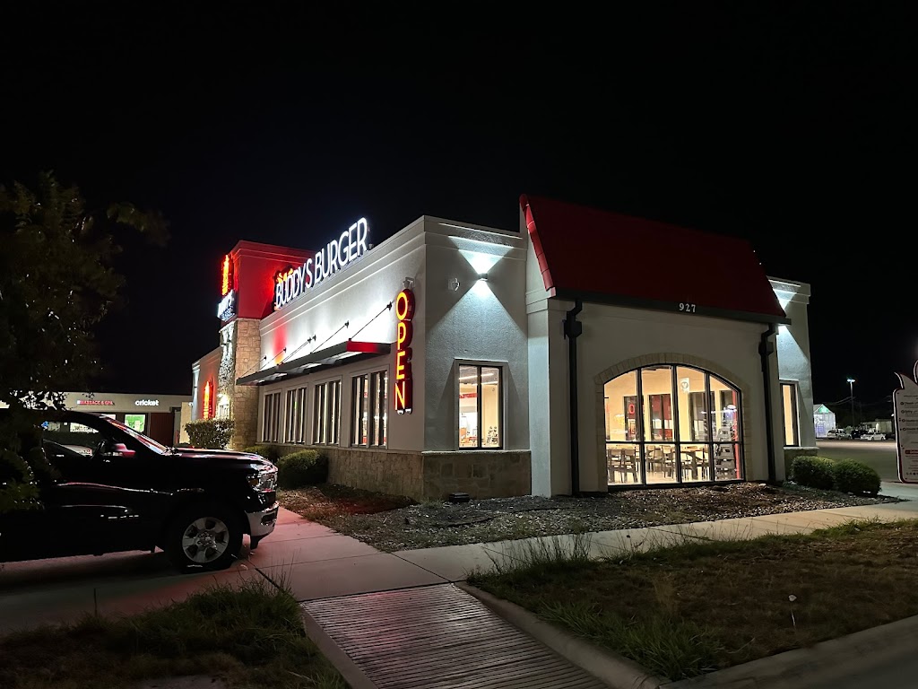 Buddys Burger | restaurant | 927 TX-80, San Marcos, TX 78666, USA | 5122162023 OR +1 512-216-2023
