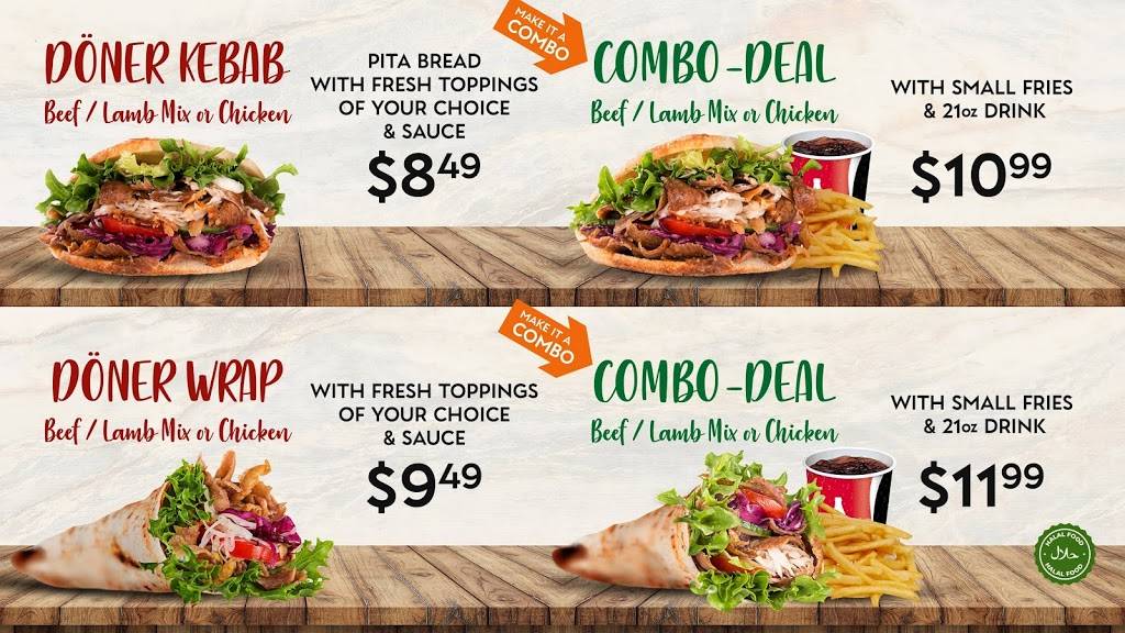 Döner Kebab Express Las Vegas | restaurant | 450 Fremont St, Las Vegas, NV 89101, USA | 7252054929 OR +1 725-205-4929