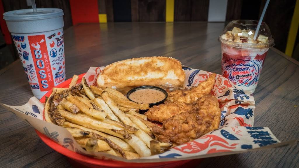 Boss Chicken and Custard | restaurant | 1830 Joe Battle Blvd, El Paso, TX 79936, USA | 9152714148 OR +1 915-271-4148