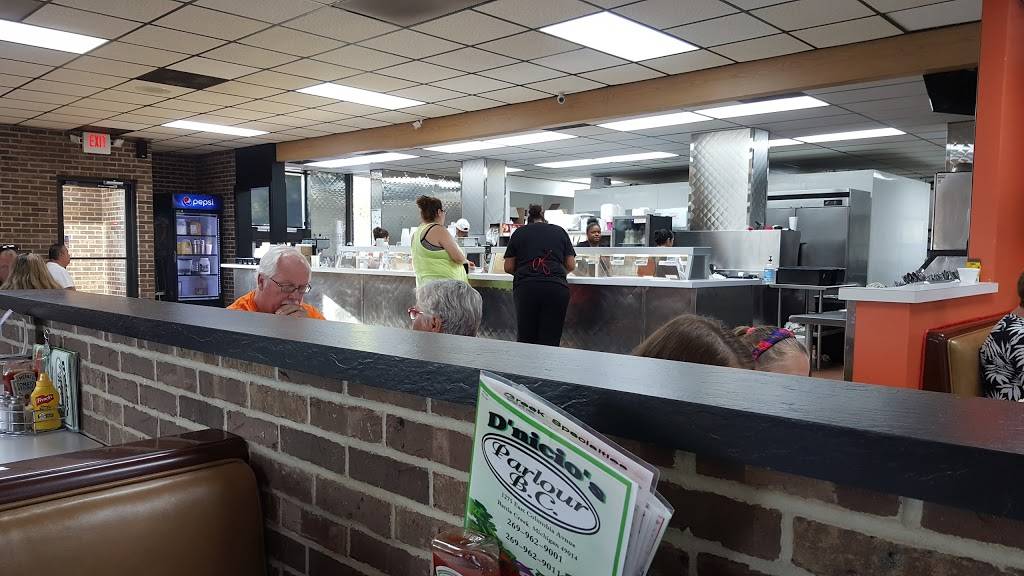 DNicios Parlor | restaurant | 1275 E Columbia Ave, Battle Creek, MI 49014, USA | 2699629001 OR +1 269-962-9001