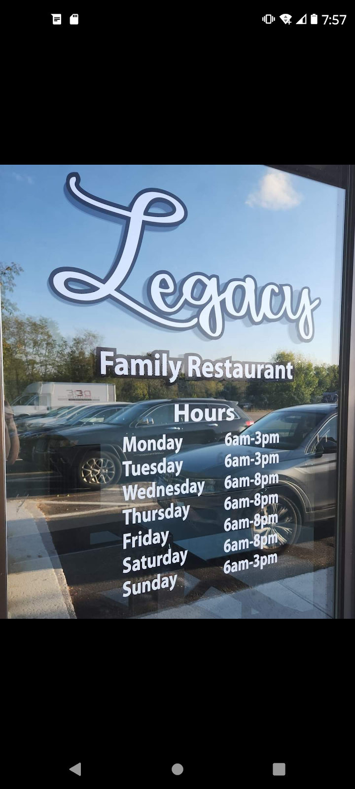 Legacy Family Restaurant | restaurant | 5110b US-10, Stevens Point, WI 54481, USA | 7158831222 OR +1 715-883-1222
