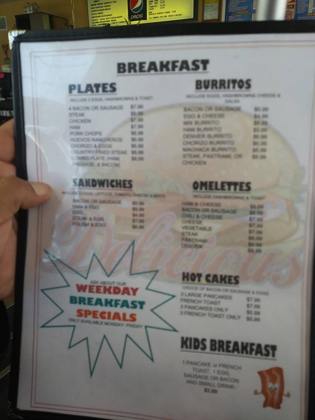 Delicious Burgers | restaurant | 44652 Sierra Hwy, Lancaster, CA 93534, USA | 6619423171 OR +1 661-942-3171