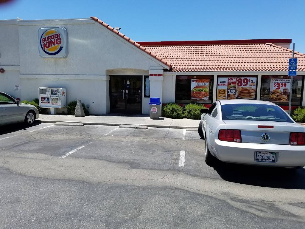 Burger King | restaurant | 2606 E Palmdale Blvd, Palmdale, CA 93550, USA | 6612729126 OR +1 661-272-9126
