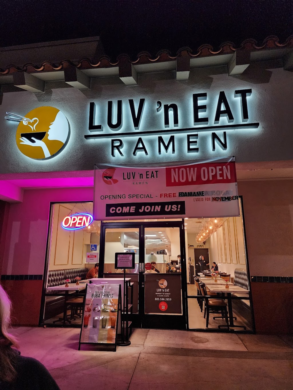Luvn Eat Ramen | restaurant | 2508 Las Posas Rd suite b, Camarillo, CA 93010, USA | 8055862859 OR +1 805-586-2859