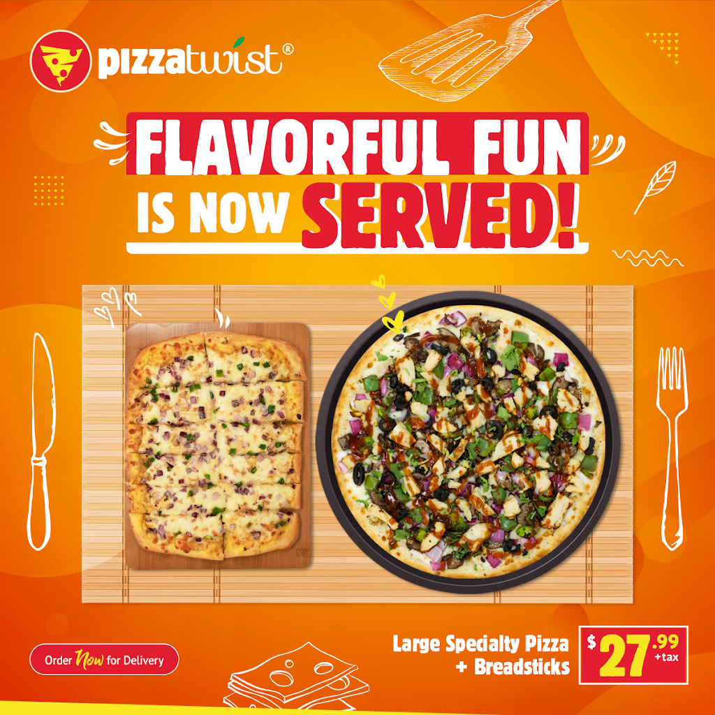 Pizza Twist - 1063 - Elk Grove, CA | restaurant | 9630 Bruceville Rd Suite 105, Elk Grove, CA 95757, USA | 9168921200 OR +1 916-892-1200
