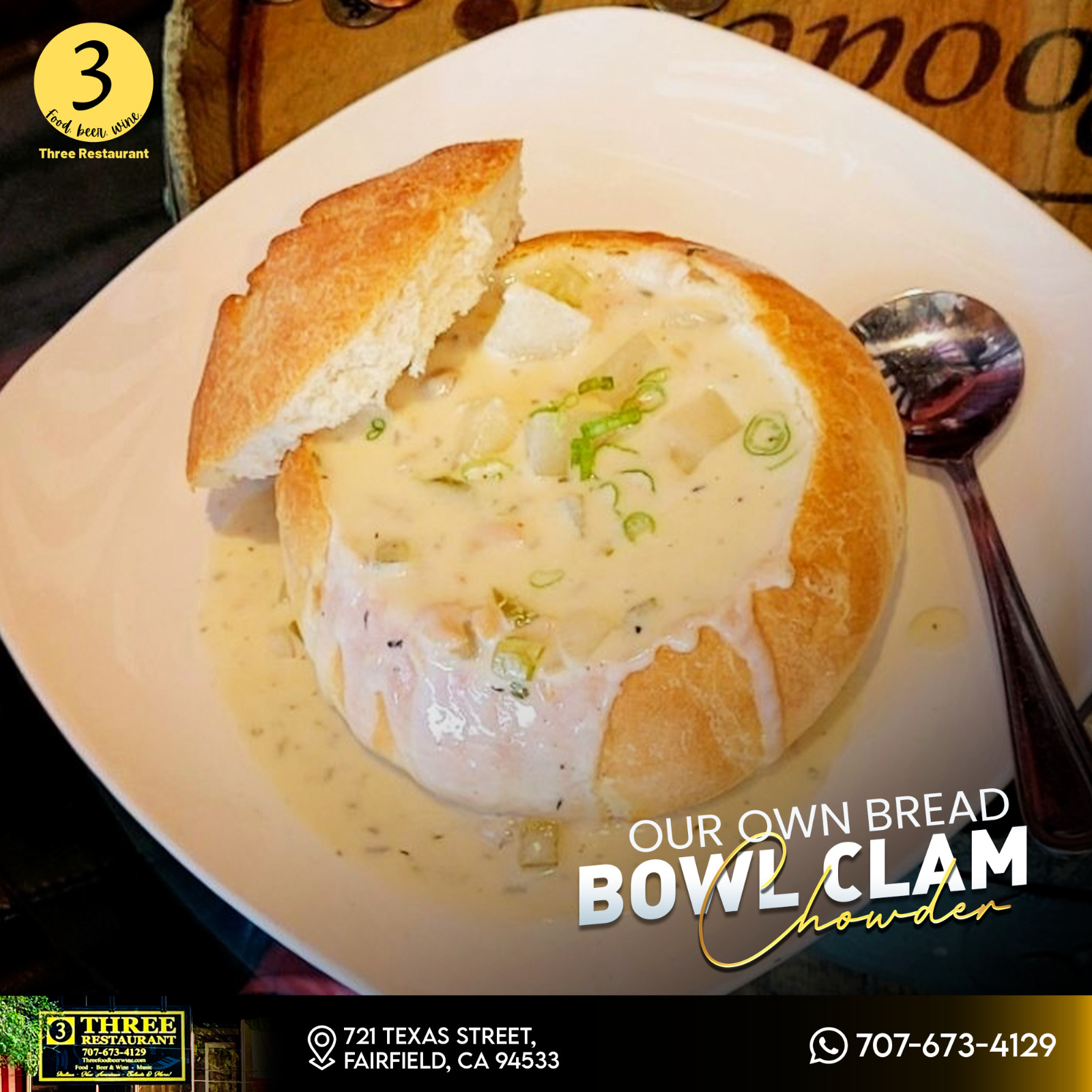 Three Italian Restaurant | restaurant | 721 Texas St, Fairfield, CA 94533, USA | 7076734129 OR +1 707-673-4129