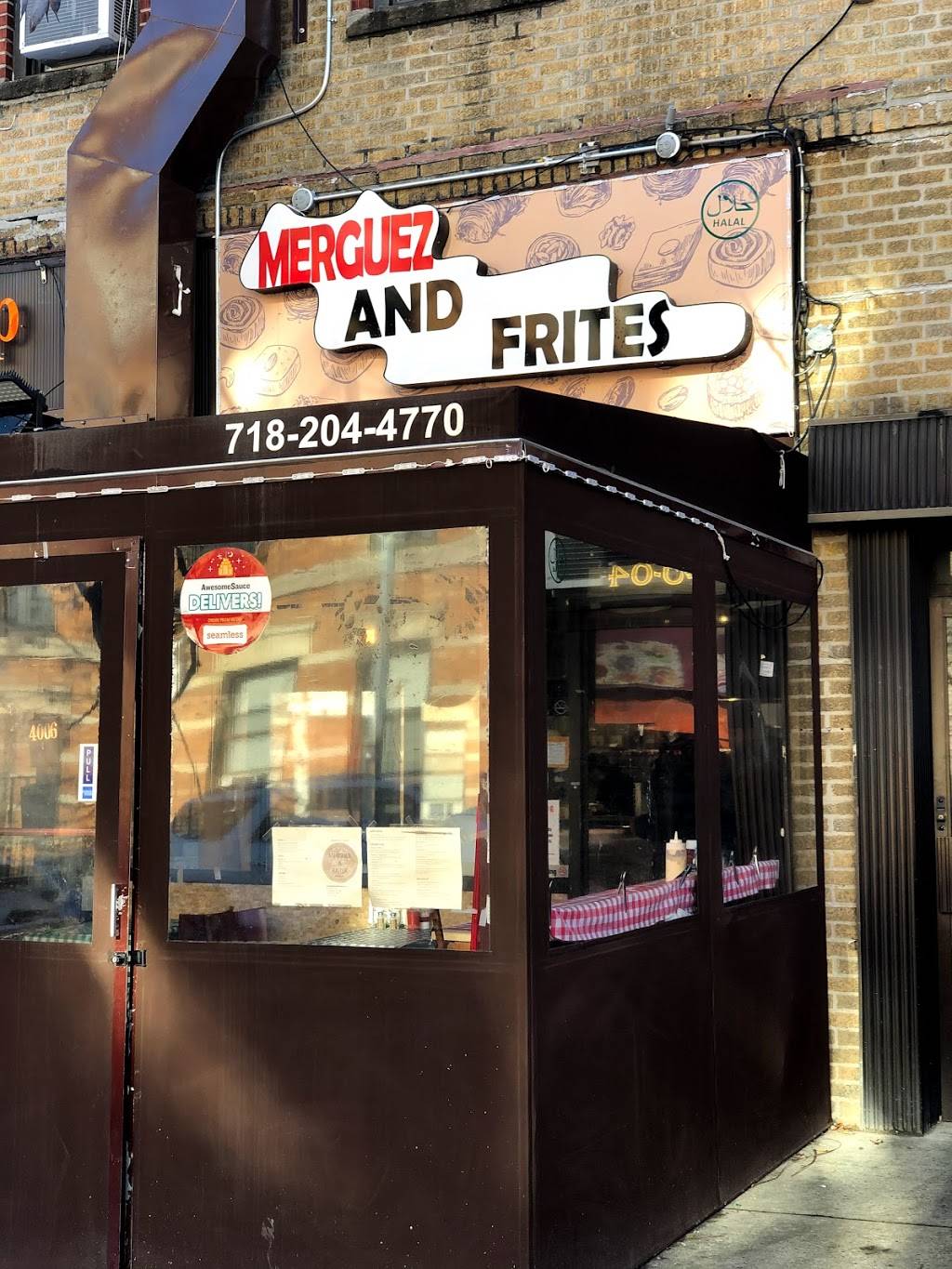 Merguez and Frites | restaurant | 40-06 25th Ave, Astoria, NY 11103, USA | 7182556253 OR +1 718-255-6253