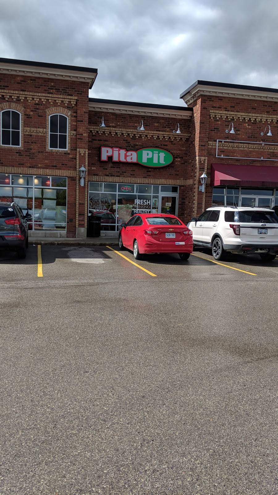Pita Pit | restaurant | 520 Riddell Rd, Orangeville, ON L9W 5L1, Canada | 5199417482 OR +1 519-941-7482