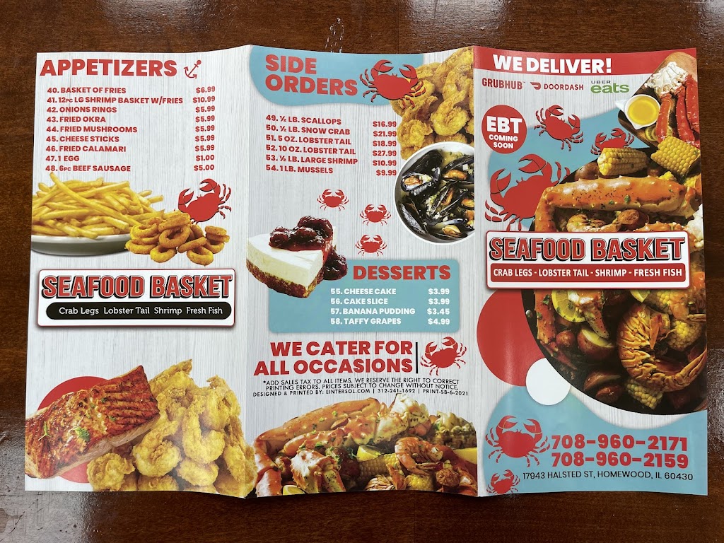 Seafood Basket | restaurant | 17943 Halsted St, Homewood, IL 60430, USA | 7089602171 OR +1 708-960-2171