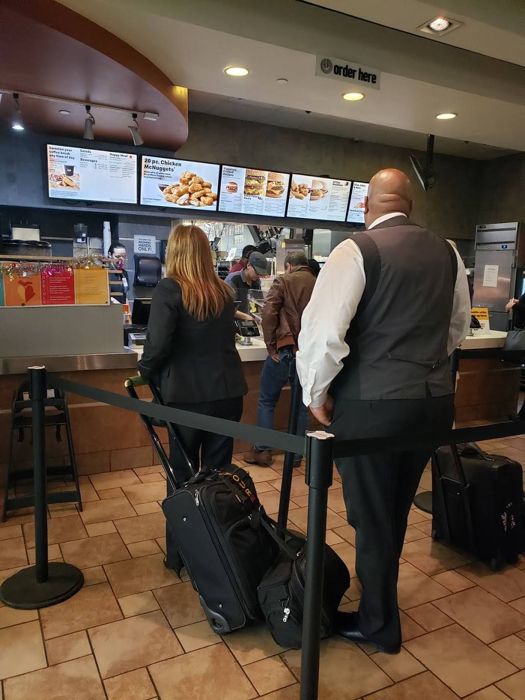 McDonalds | restaurant | North Terminal, near Gate D14, W G Rogell Dr, Detroit, MI 48242, USA | 7349415402 OR +1 734-941-5402