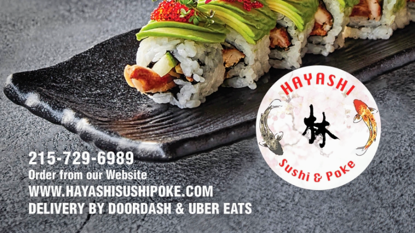 Hayashi Sushi & Poke | restaurant | 814 S 47th St, Philadelphia, PA 19143, USA | 2157296989 OR +1 215-729-6989