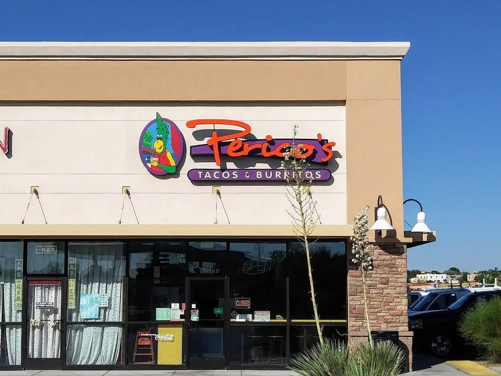 Pericos Tacos and Burritos | restaurant | 10401 Golf Course Rd NW, Albuquerque, NM 87114, USA | 5057925255 OR +1 505-792-5255