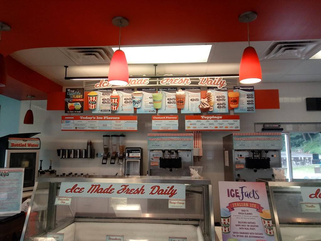 Ritas Italian Ice & Frozen Custard | restaurant | 1055 National Hwy, La Vale, MD 21502, USA | 2403627109 OR +1 240-362-7109