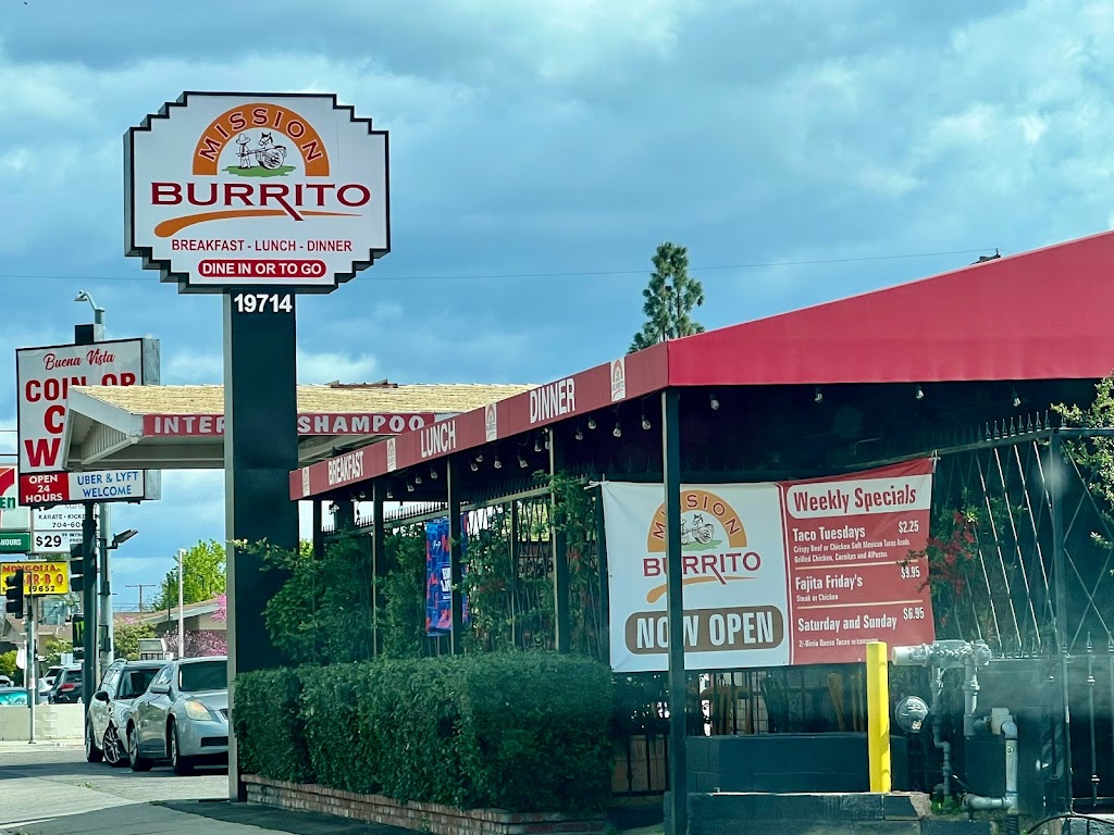 Mission Burrito | restaurant | 19714 Vanowen St, Canoga Park, CA 91306, USA | 8183464700 OR +1 818-346-4700