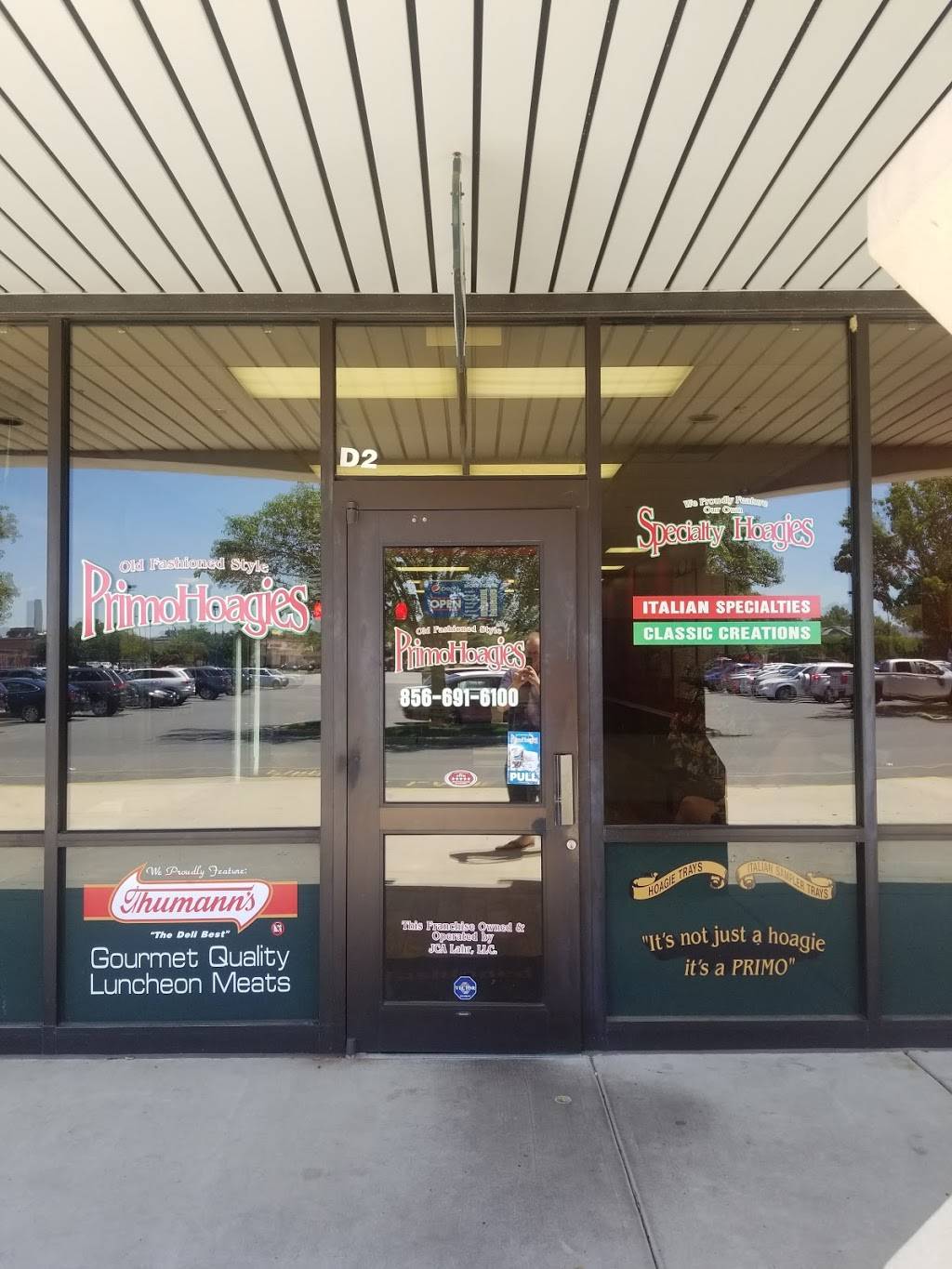 Primo Hoagies | meal takeaway | 301 S Main Rd Ste D2, Vineland, NJ 08360, USA | 8566916100 OR +1 856-691-6100