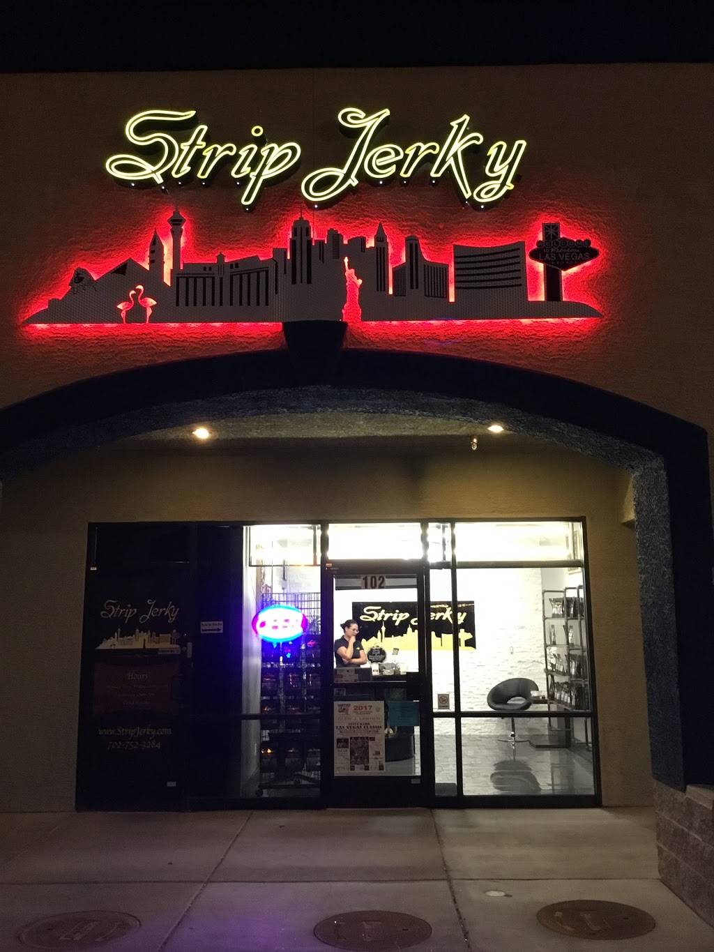 Strip Jerky | restaurant | 7450 W Cheyenne Ave #102, Las Vegas, NV 89129, USA | 7027523284 OR +1 702-752-3284