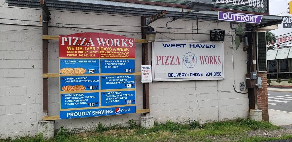 Pizza Works | restaurant | 705 Campbell Ave, West Haven, CT 06516, USA | 2039321122 OR +1 203-932-1122