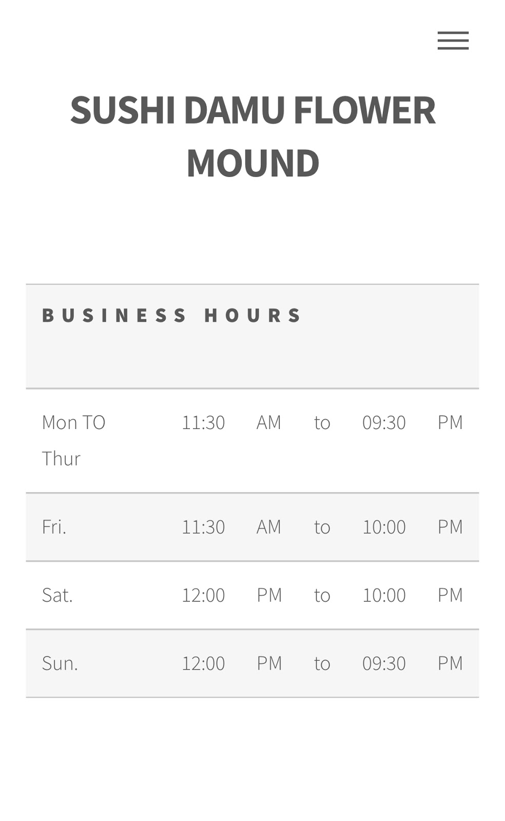 Sushi Damu | restaurant | 3651 Justin Rd #140, Flower Mound, TX 75028, USA | 2145135103 OR +1 214-513-5103