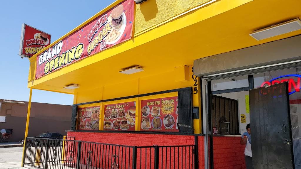 Monster burger #3 | restaurant | 8025 Avalon Blvd, Los Angeles, CA 90003, USA | 3239204611 OR +1 323-920-4611
