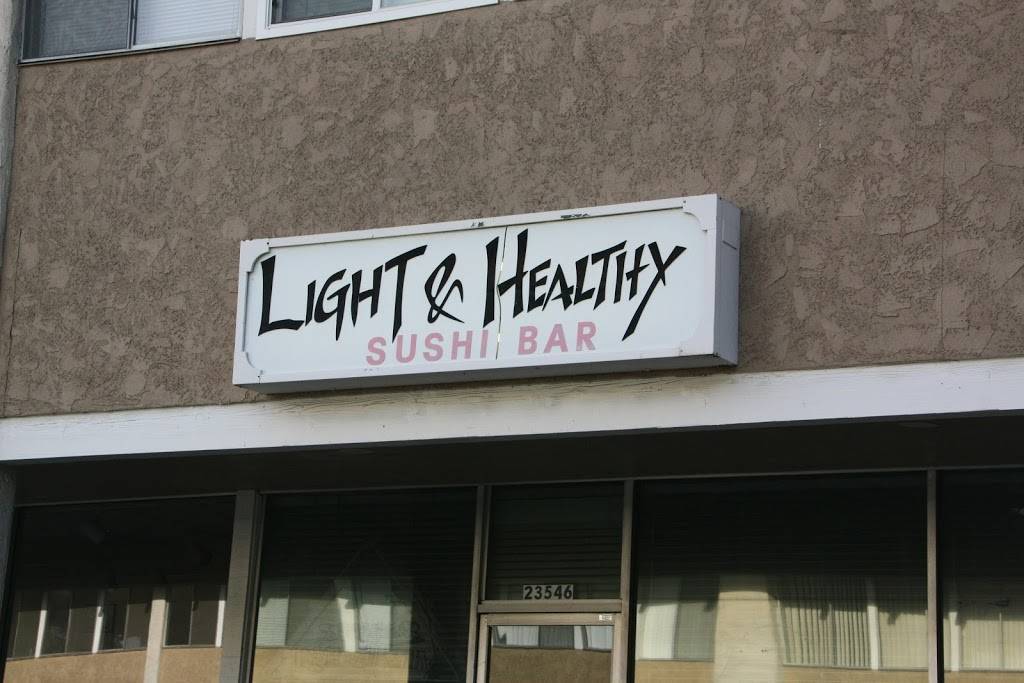 Light & Healthy Sushi Bar | restaurant | 23546 Lyons Ave, Newhall, CA 91321, USA | 6612551921 OR +1 661-255-1921