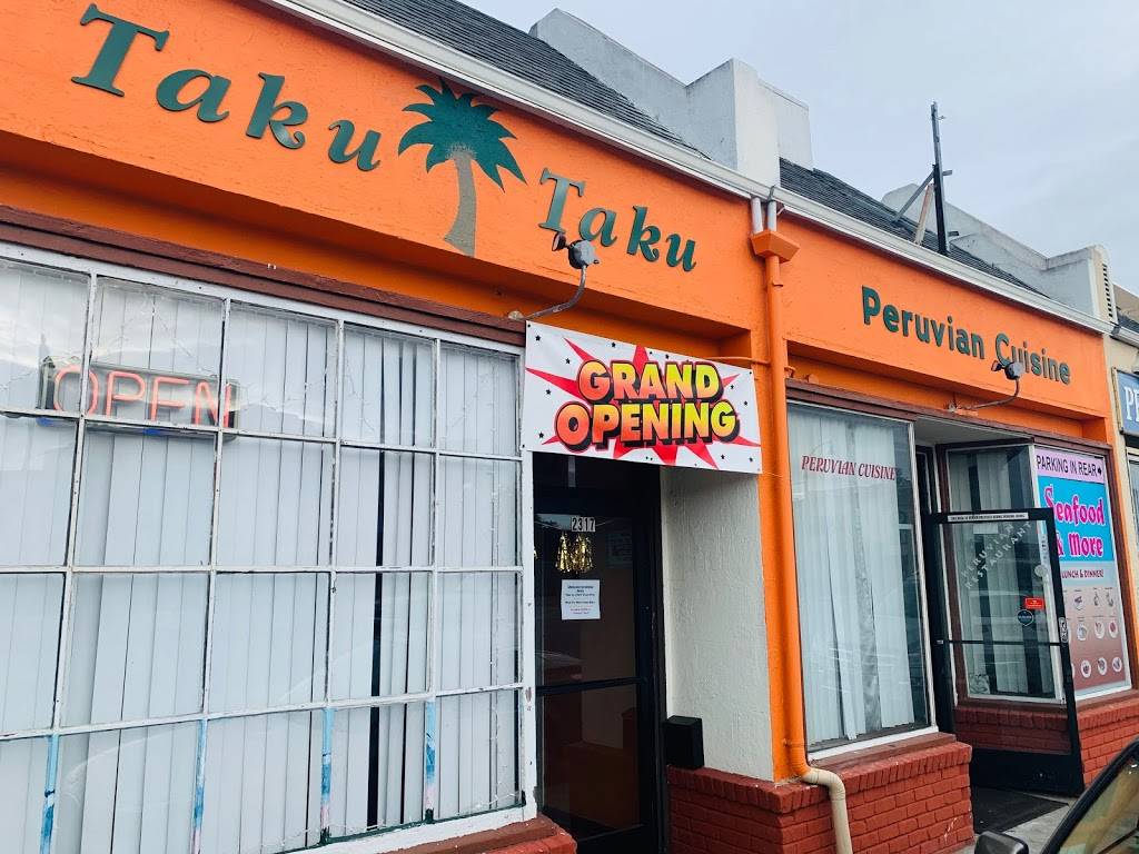 Taku Taku Peruvian Cuisine | restaurant | 2317 S El Camino Real, San Mateo, CA 94403, USA | 6503152512 OR +1 650-315-2512