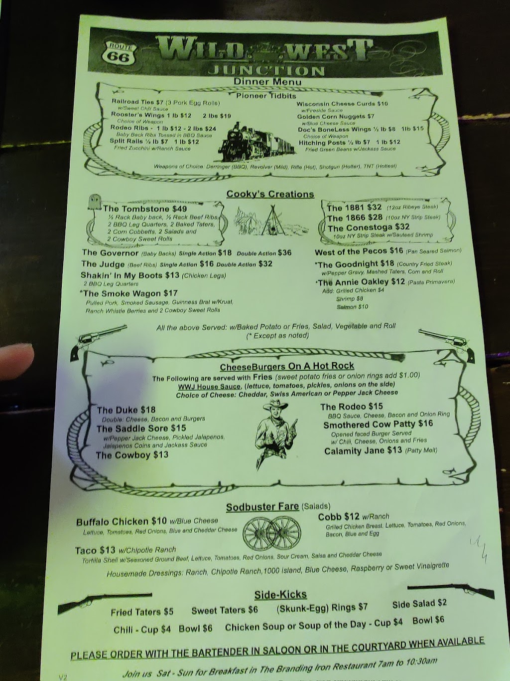 Branding Iron Restaurant | restaurant | 321 E Rte 66, Williams, AZ 86046, USA | 9286354512 OR +1 928-635-4512