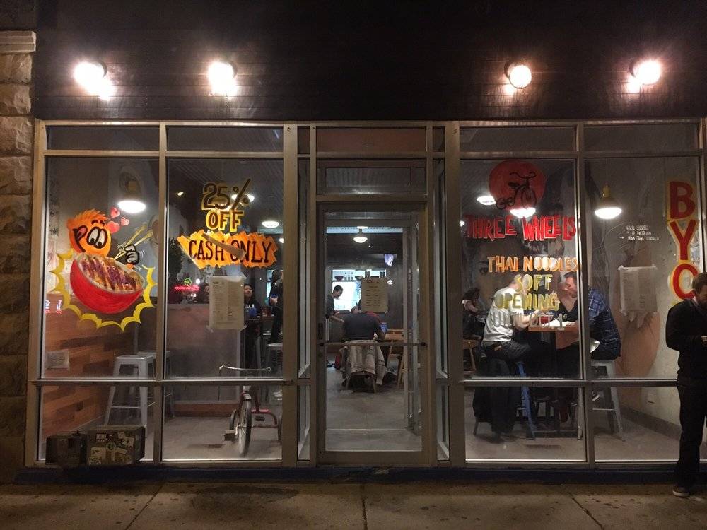 Three Wheels Noodle | restaurant | 2339 N Milwaukee Ave, Chicago, IL 60647, USA | 7733608288 OR +1 773-360-8288