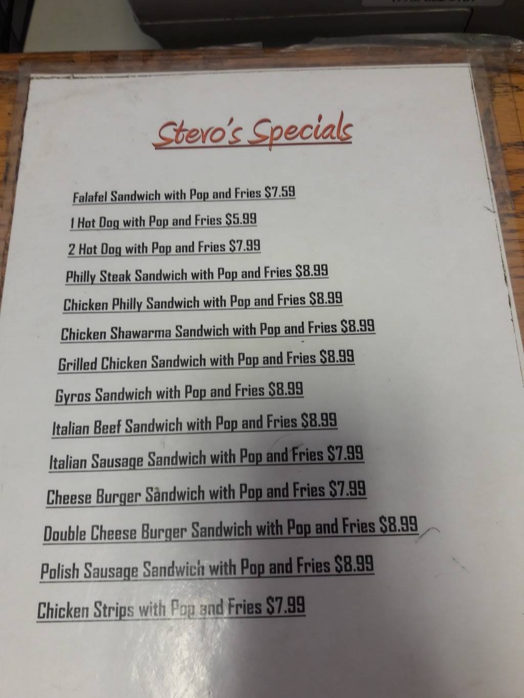 Stevos Grill | restaurant | 2326 W Belmont Ave, Chicago, IL 60618, USA | 7732482300 OR +1 773-248-2300