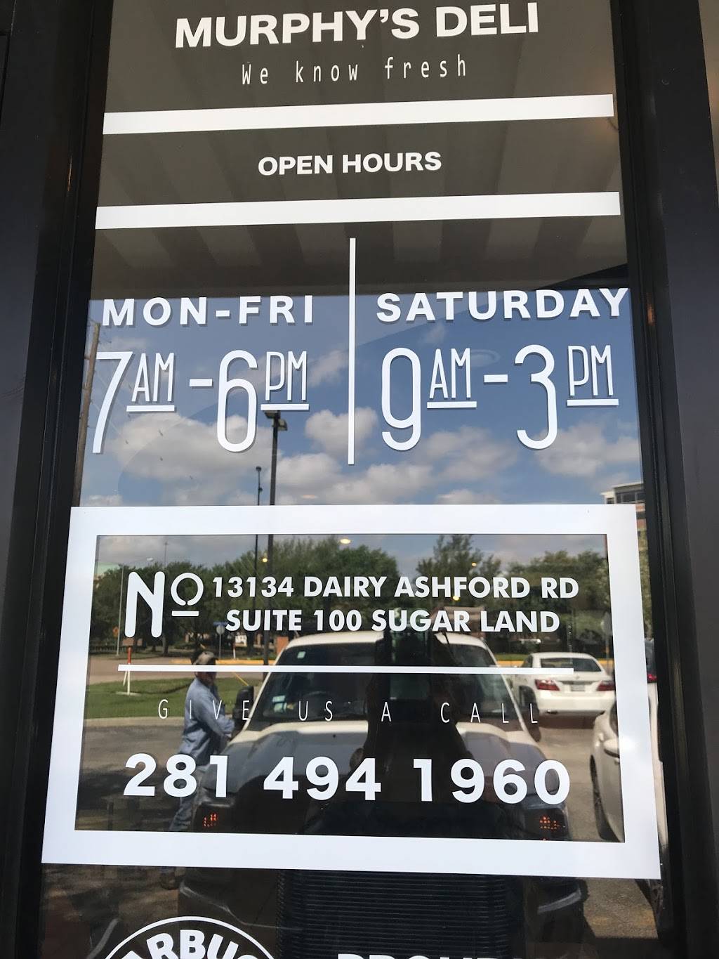 Murphys Deli | restaurant | 13134 Dairy Ashford Rd #100, Sugar Land, TX 77478, USA | 2814941960 OR +1 281-494-1960
