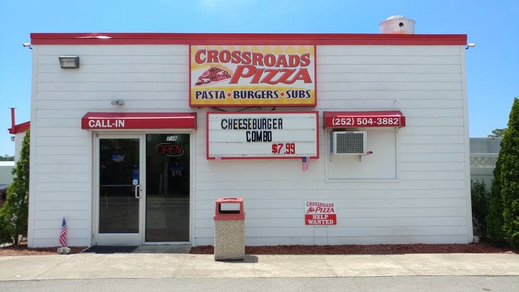 Crossroads Pizza | restaurant | 738 US-70, Beaufort, NC 28516, USA | 2525043882 OR +1 252-504-3882