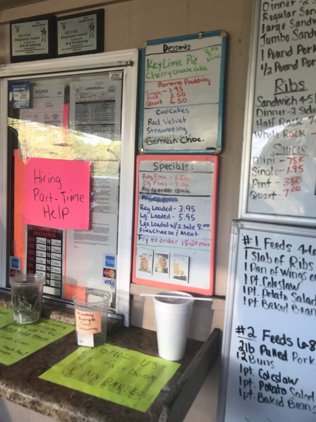 M&M Barbeque Catering and Takeout | restaurant | 1039 Summer Wood Rd, Knoxville, TN 37923, USA | 8656921003 OR +1 865-692-1003