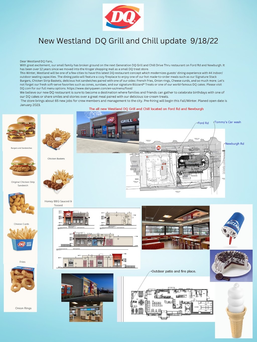 Dairy Queen Grill & Chill | restaurant | 37601 Ford Rd, Westland, MI 48185, USA | 7345421020 OR +1 734-542-1020