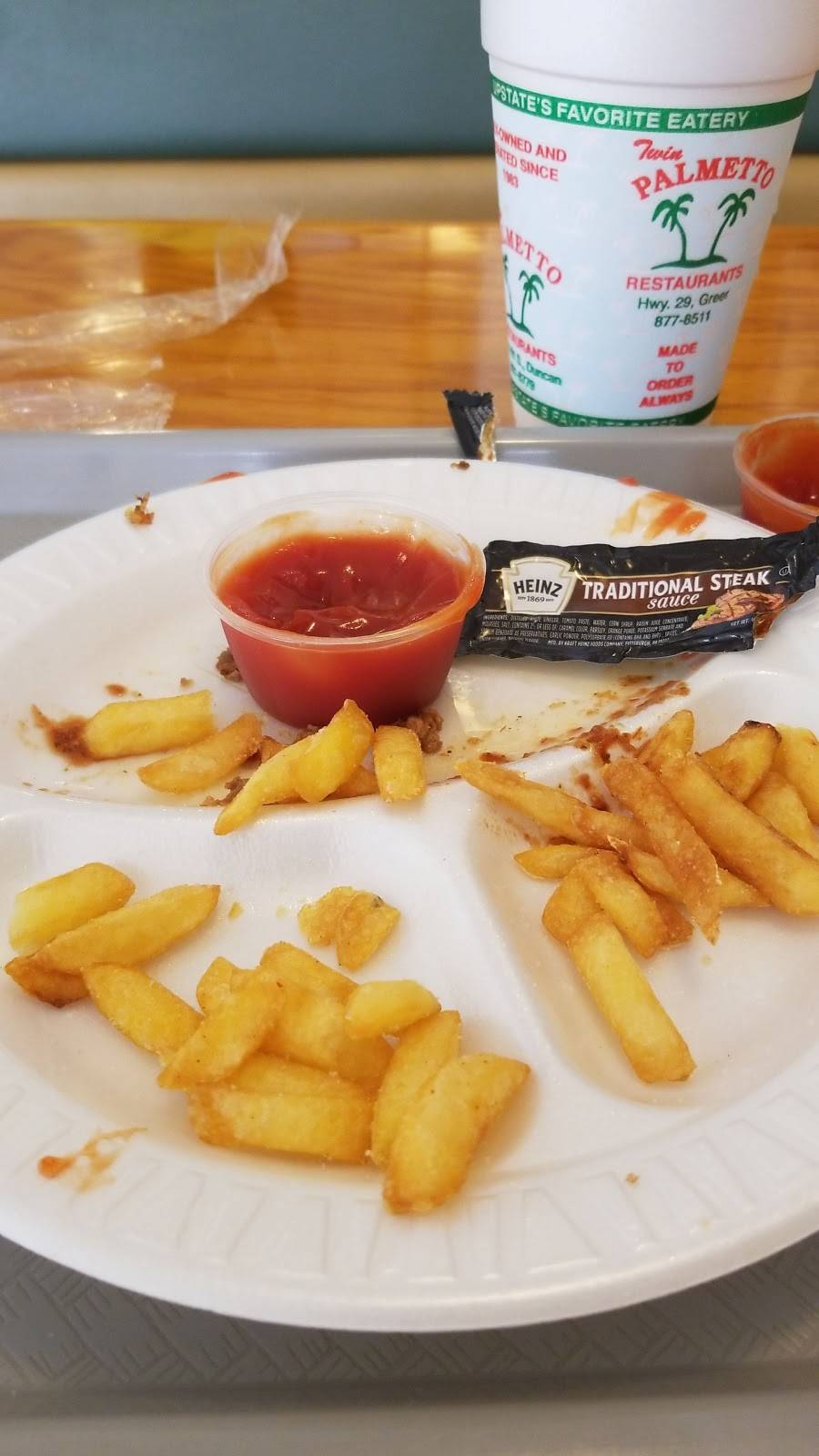 Twin Palmetto | restaurant | 2245 SC-101, Duncan, SC 29334, USA | 8648018779 OR +1 864-801-8779