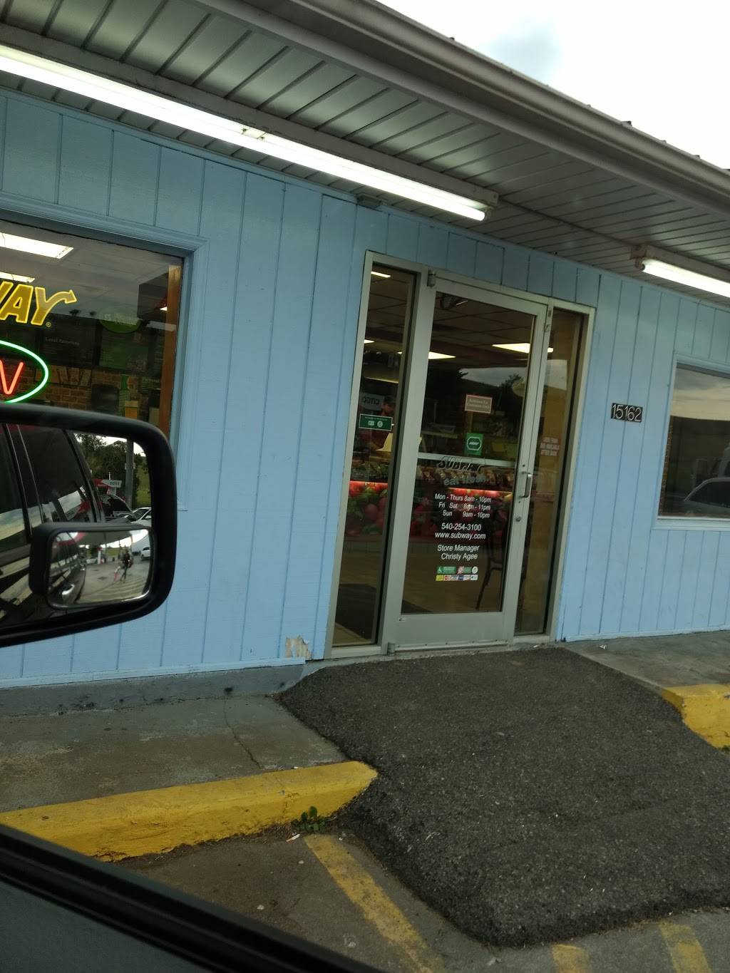 Subway | restaurant | 15166 Lee Hwy, Buchanan, VA 24066, USA | 5402543100 OR +1 540-254-3100