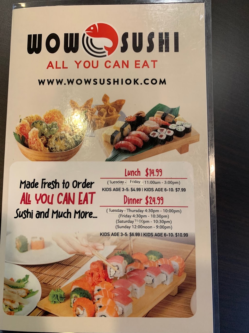 Wow Sushi | meal takeaway | 2137 W Edmond Rd, Edmond, OK 73003, USA | 4059206868 OR +1 405-920-6868