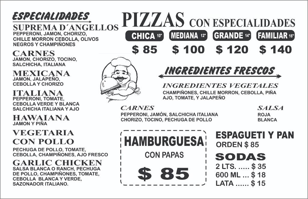 Dangelos Pizza | restaurant | 5 de Mayo 26, Maclovio Rojas, 22254 Tijuana, B.C., Mexico | 016645246901 OR +52 664 524 6901