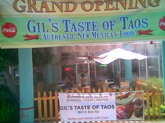 Gils Taste of Taos | restaurant | 1601 E Bell Rd, Phoenix, AZ 85022, USA | 6024107945 OR +1 602-410-7945