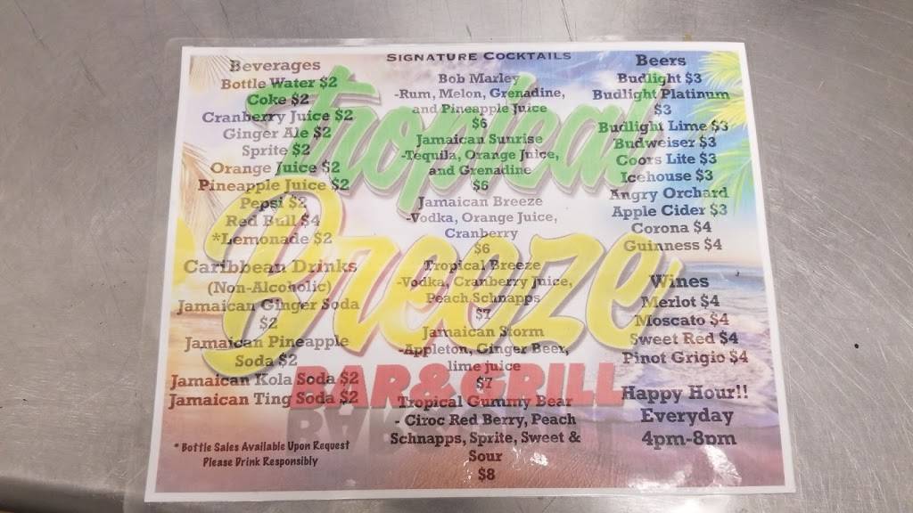 Tropical breeze bar and grill | restaurant | 1004 Zimalcrest Dr, Columbia, SC 29210, USA | 8036384948 OR +1 803-638-4948