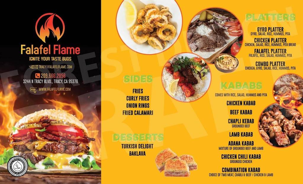 Falafel Flame | restaurant | 3244 N Tracy Blvd, Tracy, CA 95376, USA | 2096662856 OR +1 209-666-2856