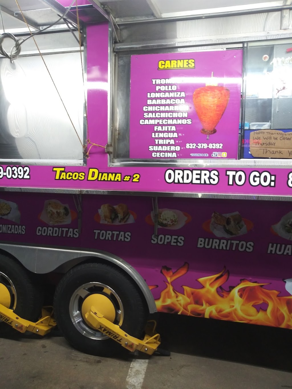 Tacos Diana (Food Truck) | restaurant | 16714 Huffmeister Rd, Cypress, TX 77429, USA | 8323790392 OR +1 832-379-0392