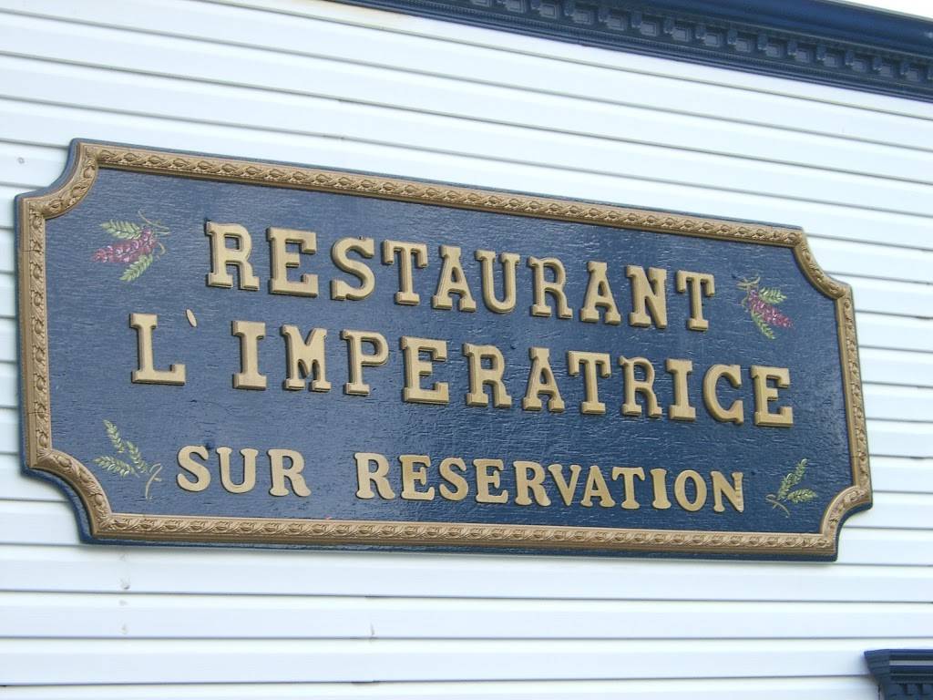 LImpératrice | restaurant | 135 Rue de lÉglise, Henryville, QC J0J 1E0, Canada | 4502999988 OR +1 450-299-9988