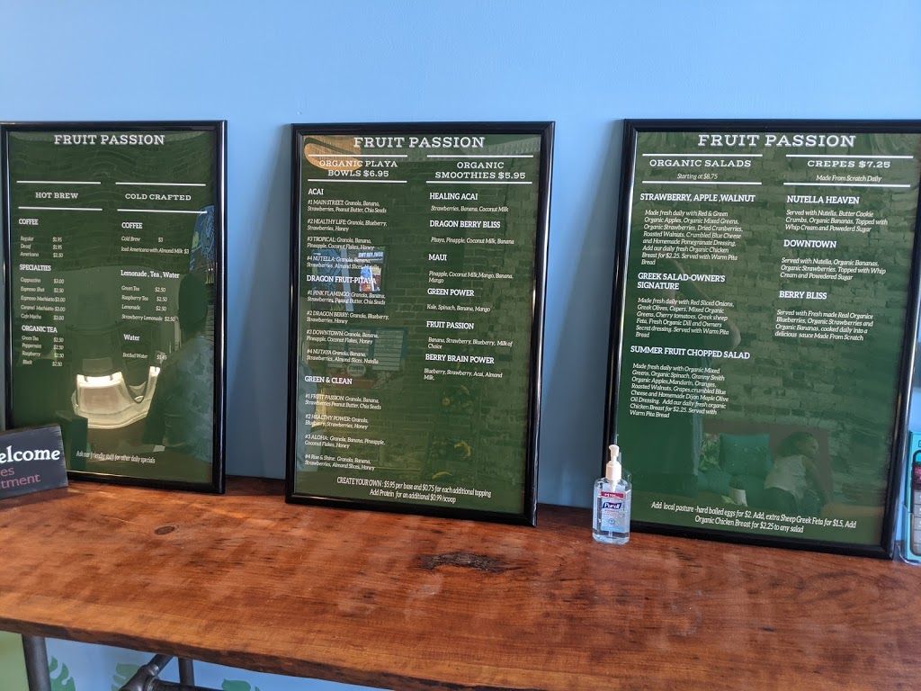 Downtown Fruit Passion | cafe | 207 W Main St, Lancaster, OH 43130, USA | 7402776061 OR +1 740-277-6061
