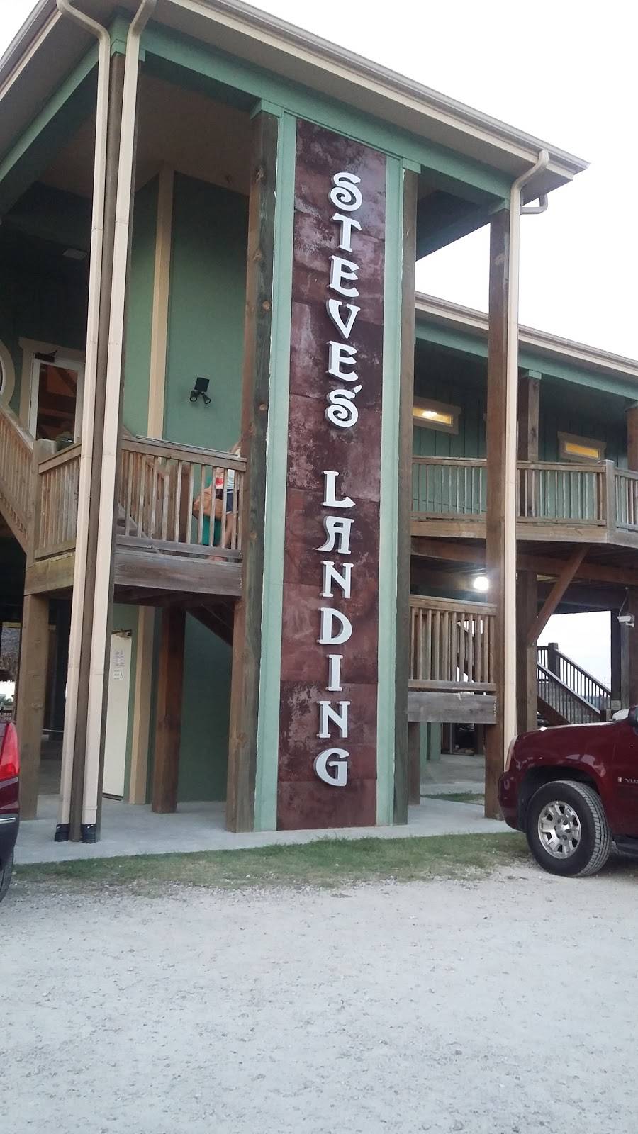Steves Landing Restaurant | restaurant | 1290 Bay Vue Rd, Crystal Beach, TX 77650, USA | 4096841999 OR +1 409-684-1999