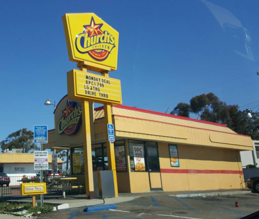 Churchs Chicken | restaurant | 1005 Third Ave, Chula Vista, CA 91911, USA | 6194260411 OR +1 619-426-0411