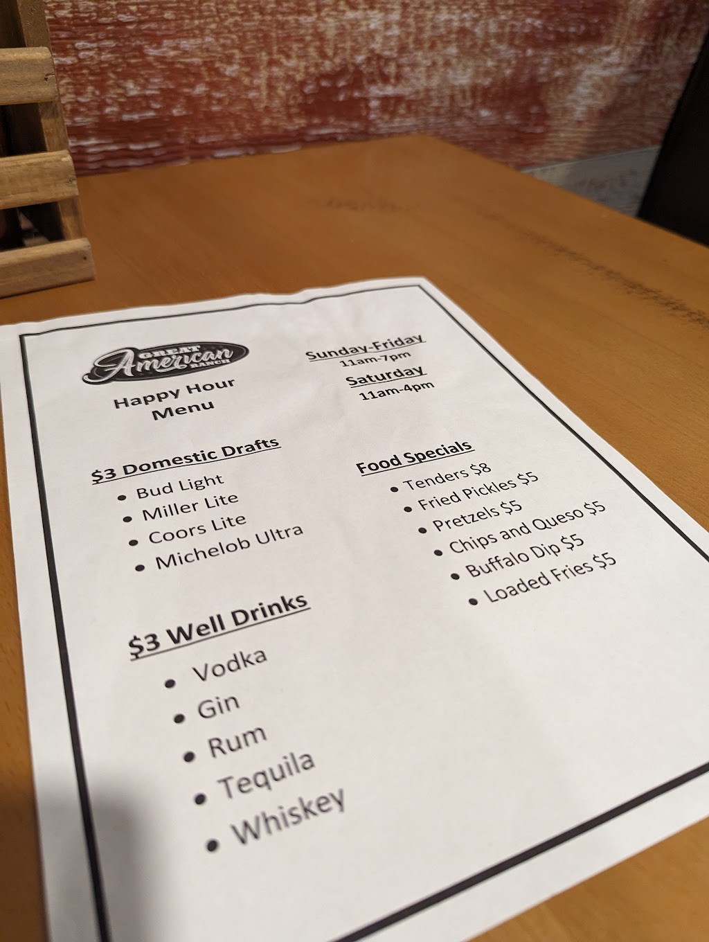 Great American Ranch | restaurant | 7514 Lee-Davis Rd, Mechanicsville, VA 23111, USA | 8047234215 OR +1 804-723-4215