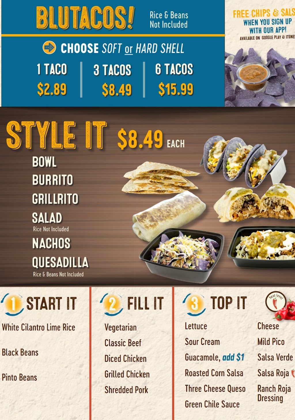 BluTaco | restaurant | 2110 S 1300 E, Salt Lake City, UT 84106, USA | 8014868990 OR +1 801-486-8990