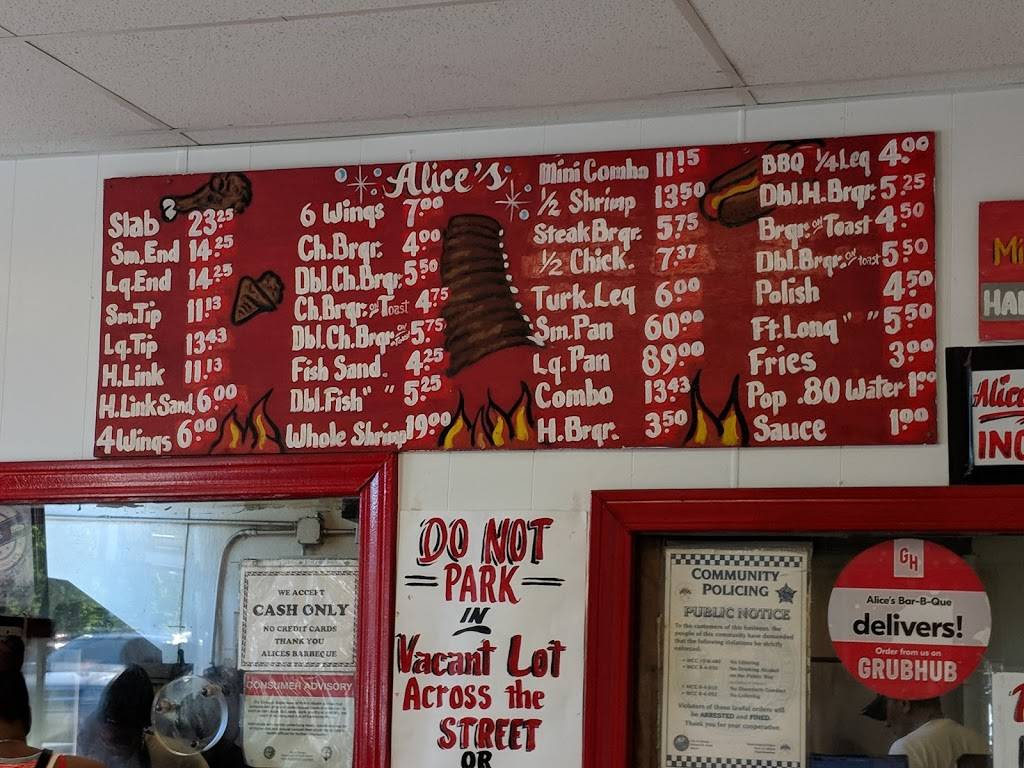 Alices Bar-B-Que | restaurant | 65 E 43rd St, Chicago, IL 60653, USA | 7739243843 OR +1 773-924-3843