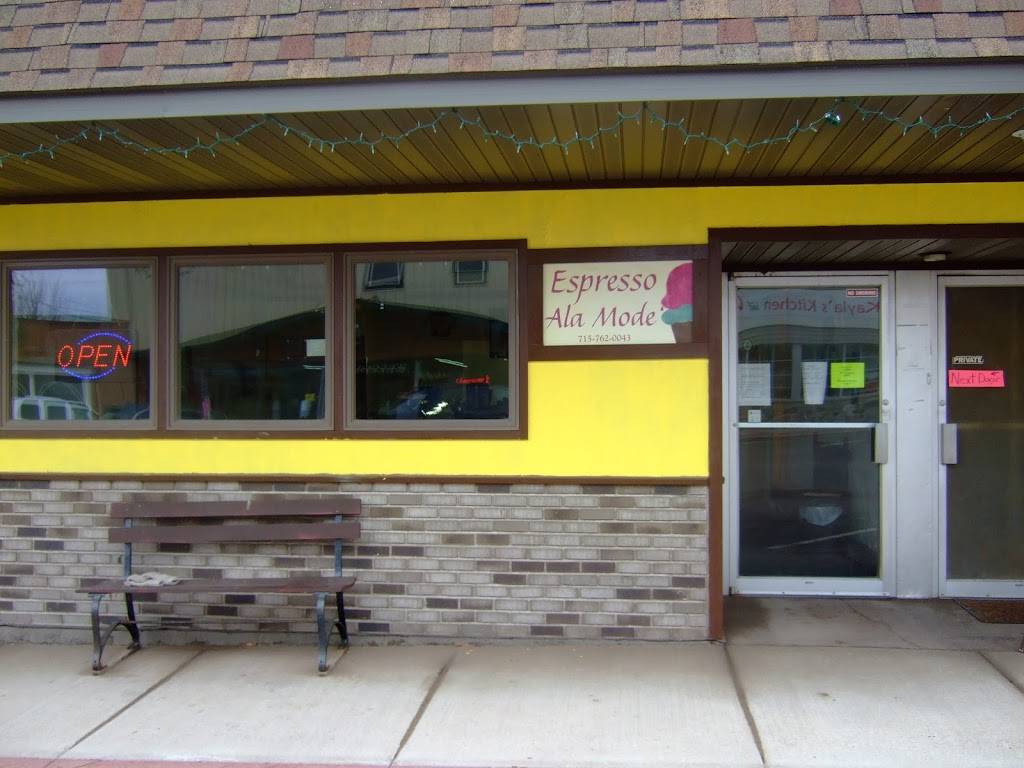 Espresso Ala Mode | restaurant | 149 2nd Ave N, Park Falls, WI 54552, USA | 7157620043 OR +1 715-762-0043
