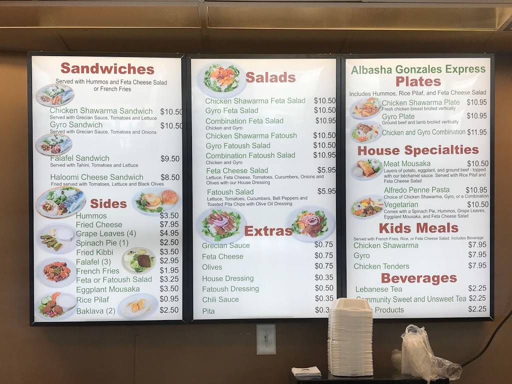 Albasha Express | restaurant | 1324 N Airline Hwy, Gonzales, LA 70737, USA | 2256473331 OR +1 225-647-3331