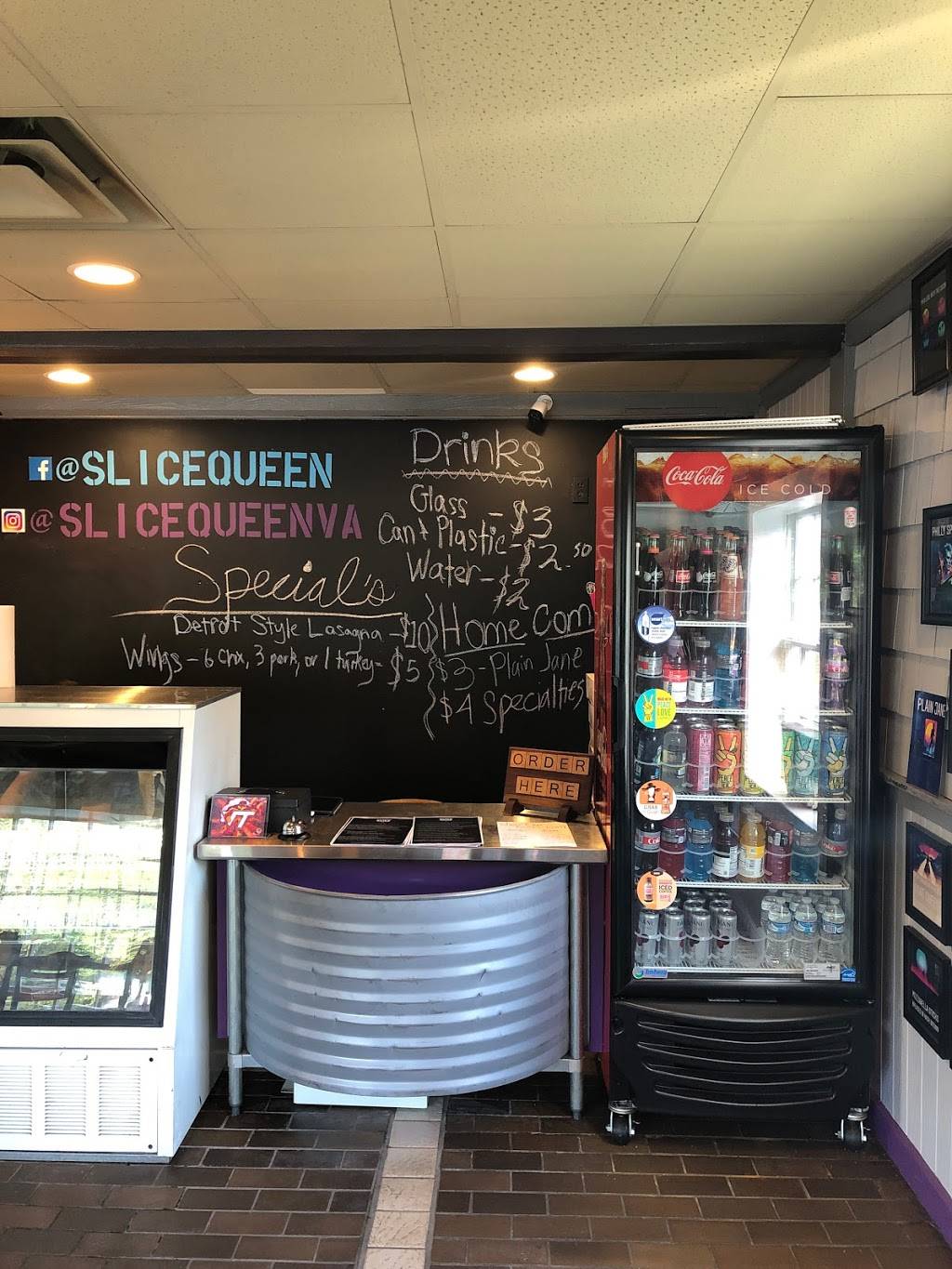 Slice Queen | restaurant | 1202 S Main St, Blacksburg, VA 24060, USA | 5404184183 OR +1 540-418-4183